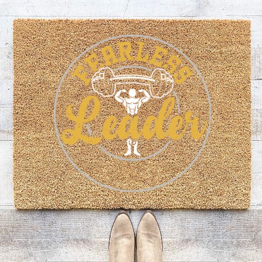 Fearless Leader - Gym Coir Doormats