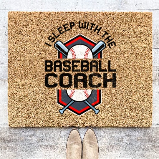 Baseball Coach Wife Professional Mom Instructor Coir Doormats