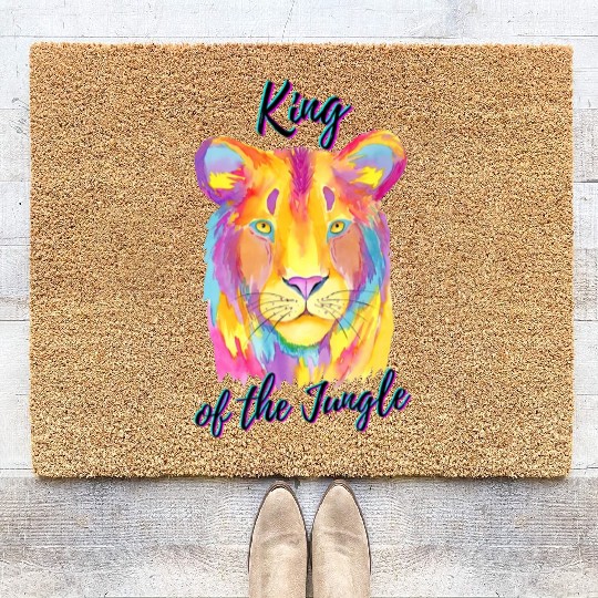 Lion King of the Jungle Coir Doormats