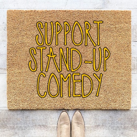 Support Stand Up Comedy 2 Coir Doormats