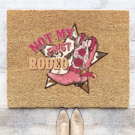 Not My First Rodeo Coir Doormats