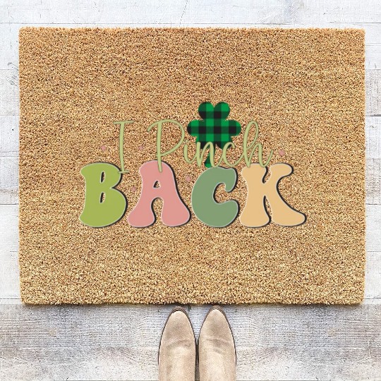 I Pinch Back Sublimation Coir Doormats