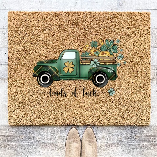 Loads of luck sublimation Coir Doormats