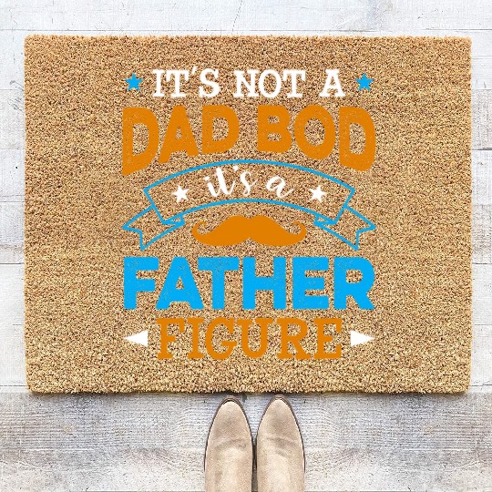 Dad Father Papa Sublimation Coir Doormats