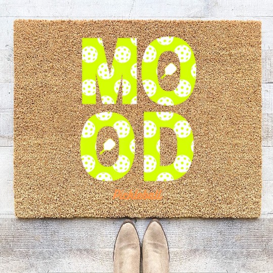 Pickleball Mood Play Pickleball Coir Doormats