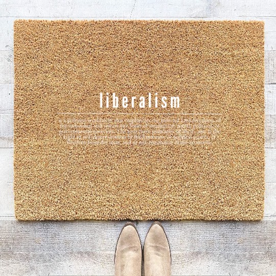 Liberalism Capitalism Politics Gift Coir Doormats