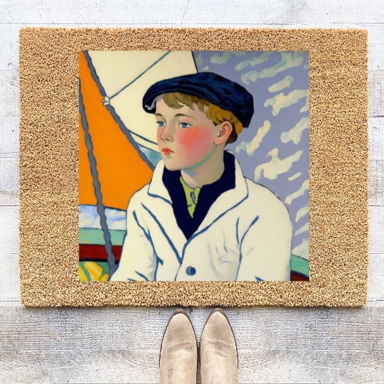 The Voyage Continues Sailor Boy Matisse Coir Doormats