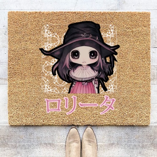 Gothic Lolita Witch Japanese Chibi Anime Pastel Go Coir Doormats