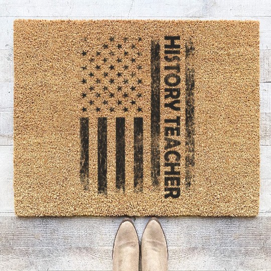 History Teacher School Teaching Student Coir Doormats