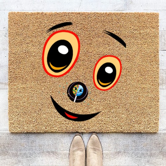 Puppy Astro Pop Coir Doormats