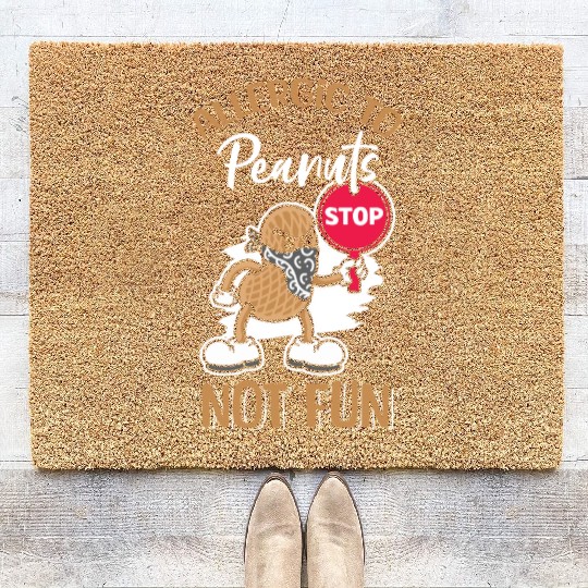 Allergic To Peanuts Not Fun Peanut Allergic Coir Doormats