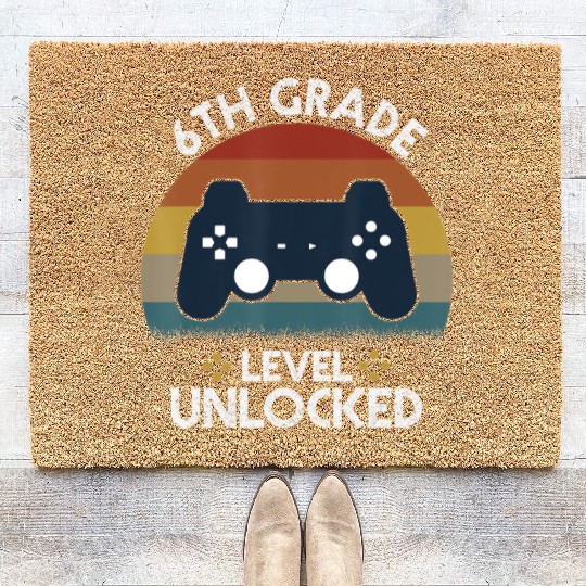 I m Ready To Crush 6th Grade Video Game Back To Sc Coir Doormats