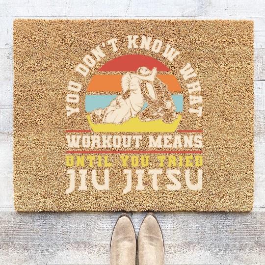Brazilian Jiu Jitsu MMA Bjj Hugger Coir Doormats