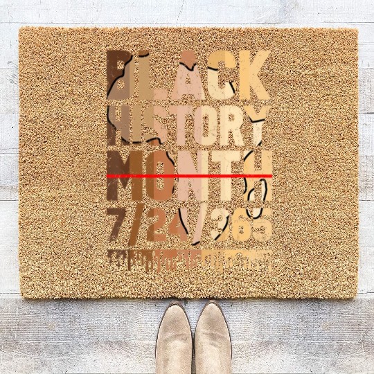 Black History Month Juneteenth BLM Black History 3 Coir Doormats