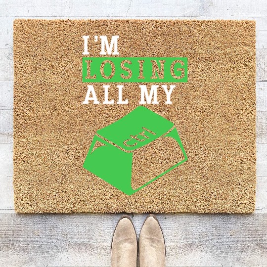 Cyber Security Computer Key Software Engineer Coir Doormats