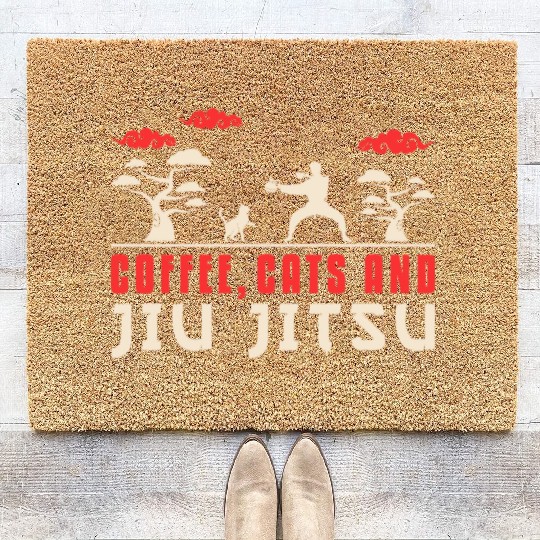 Brazilian Jiu Jitsu MMA Bjj Hugger Coir Doormats