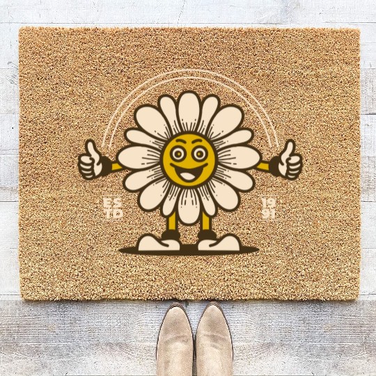 Sunflower Garden Coir Doormats