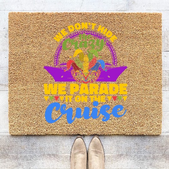 Mardi Gras Street Festival Mardi Gras Costume Mard Coir Doormats