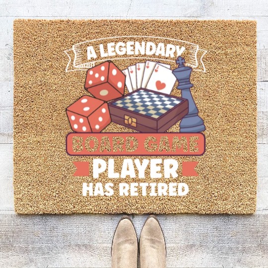 Wine Board Games Chess Board Game Player Gambling Coir Doormats
