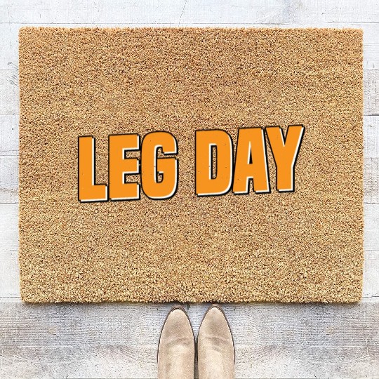 Leg Day Handicapped Wheelchair 25 Coir Doormats