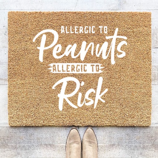 Allergic To Peanuts Allergic To Risk Peanut Coir Doormats
