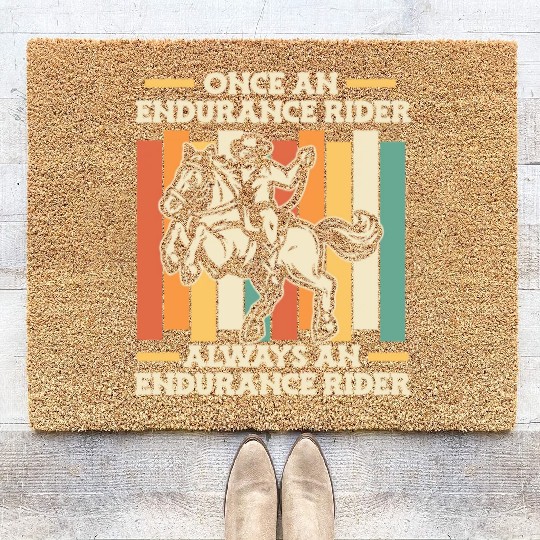 Horse Riding Cowboy Endurance Riding Coir Doormats