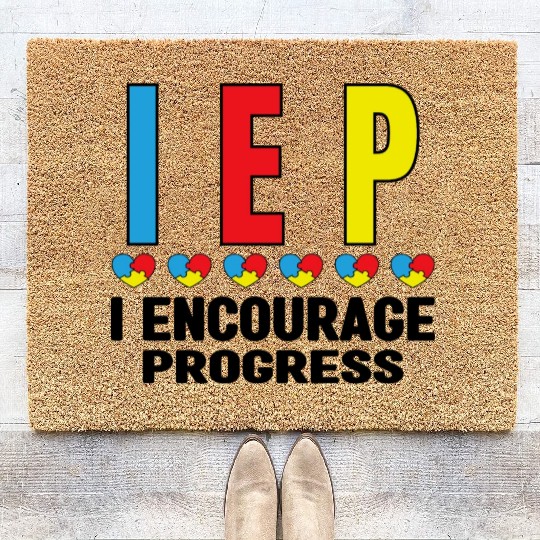 Special Education Autism Teacher Coir Doormats