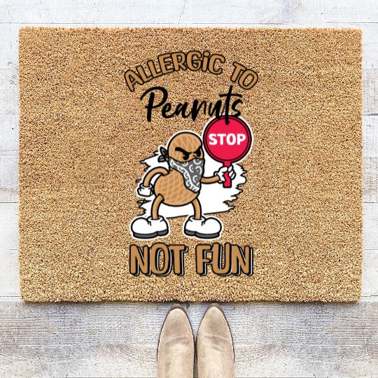 Allergic To Peanuts Not Fun Peanut Allergic Coir Doormats