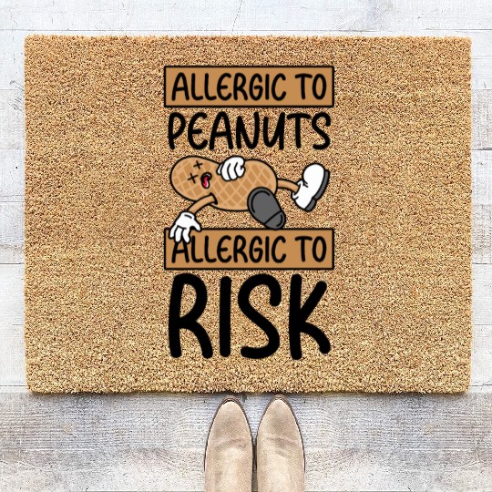 Allergic To Peanuts Allergic To Risk Peanut Coir Doormats