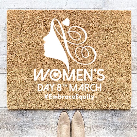 International Women's Day 8 March IWD Embrace Coir Doormats