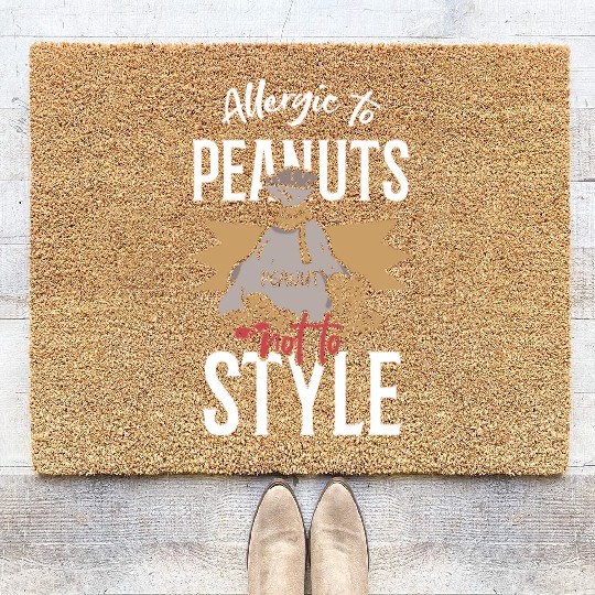 Allergic To Peanuts Not To Style Peanut Allergic Coir Doormats
