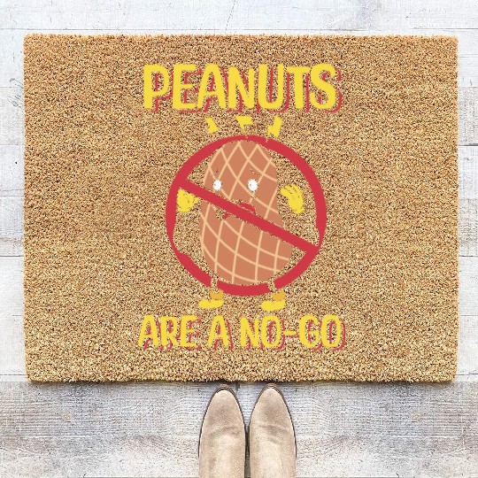Peanuts Are A No-Go Peanut Allergic Coir Doormats