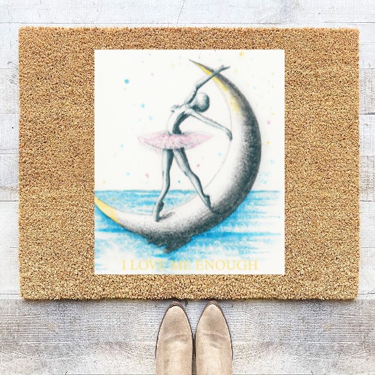 I LOVE ME ENOUGH Coir Doormats