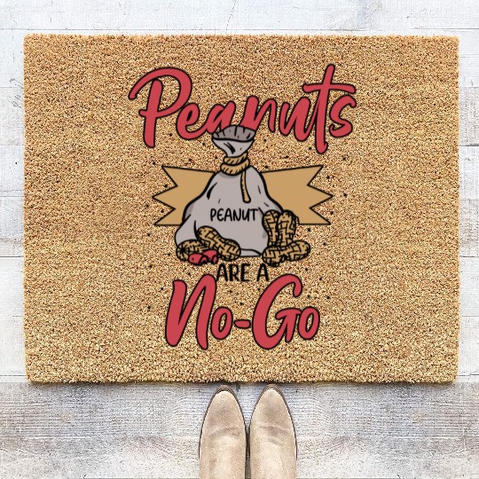 Peanuts Are A No-Go Peanut Allergic Coir Doormats