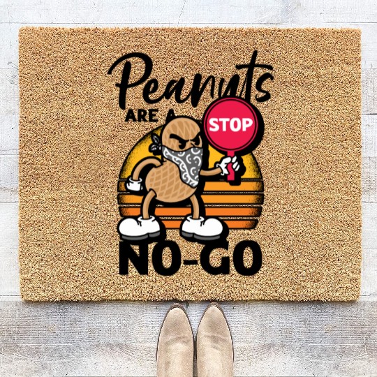 Peanuts Are A No-Go Peanut Allergic Coir Doormats