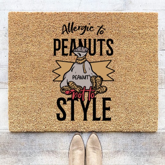 Allergic To Peanuts Not To Style Peanut Allergic Coir Doormats