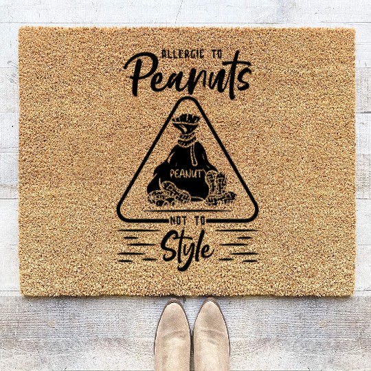 Allergic To Peanuts Not To Style Peanut Allergic Coir Doormats