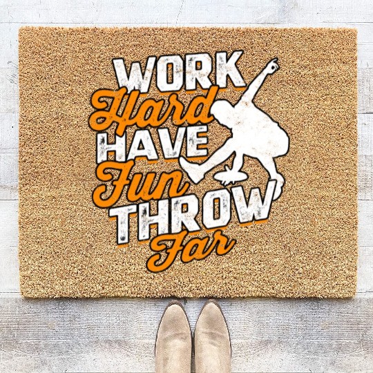 Ultimate Frisbee Importanter Disc Golf Ultimate Coir Doormats