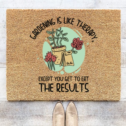 Gardening Plant Lover Garden Farming Gardener Coir Doormats