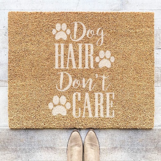Dog hair don't care Coir Doormats