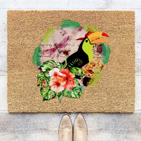 Toucan's Magic - Tropical Bird Witchcraft Coir Doormats