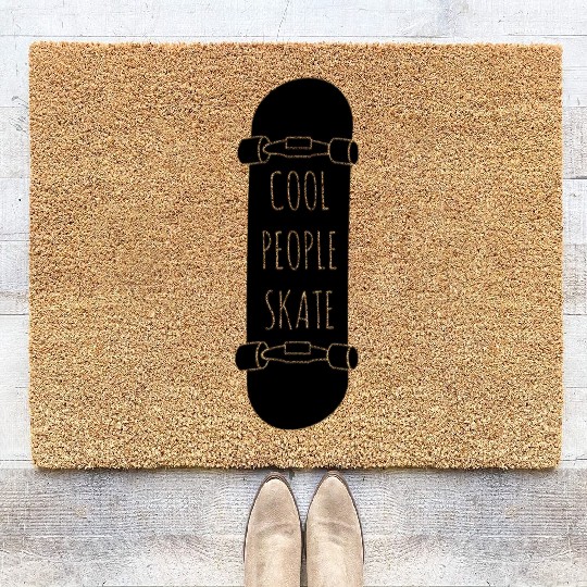 Cool People Skate Coir Doormats