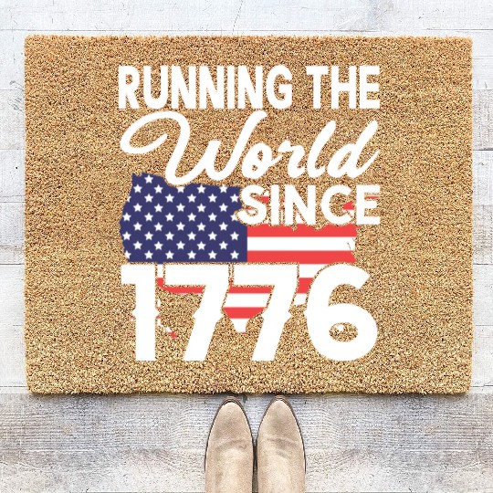 Running The World Since 1776 Coir Doormats