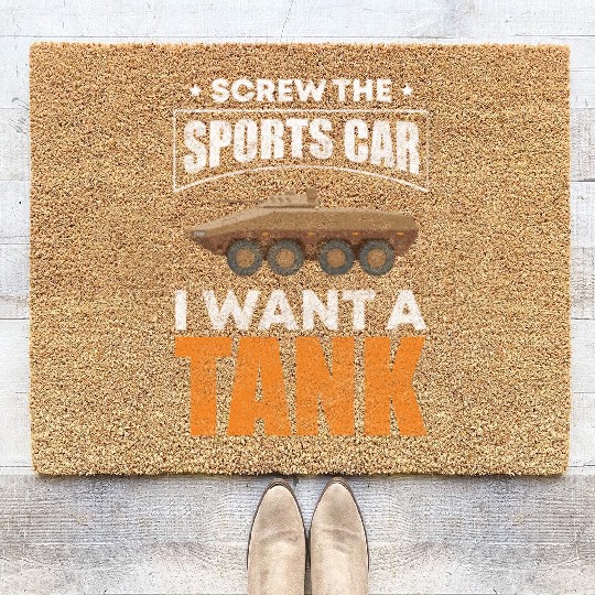 Leopard Combat Combat Vehicle Armed Forces Coir Doormats