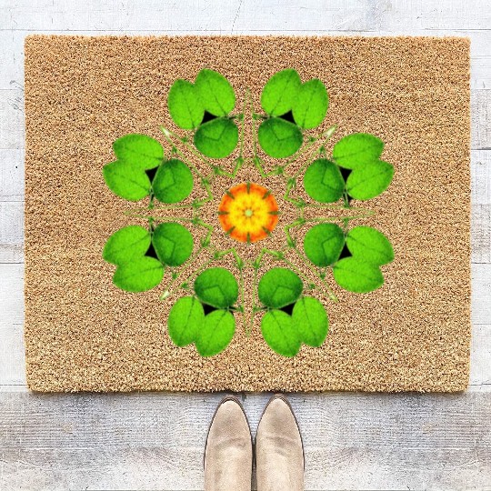 New artwork for sale! "Nature mandala" Coir Doormats