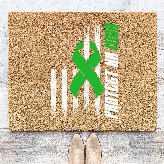 Protect Ya Mind Mental Health Awareness Depression Coir Doormats