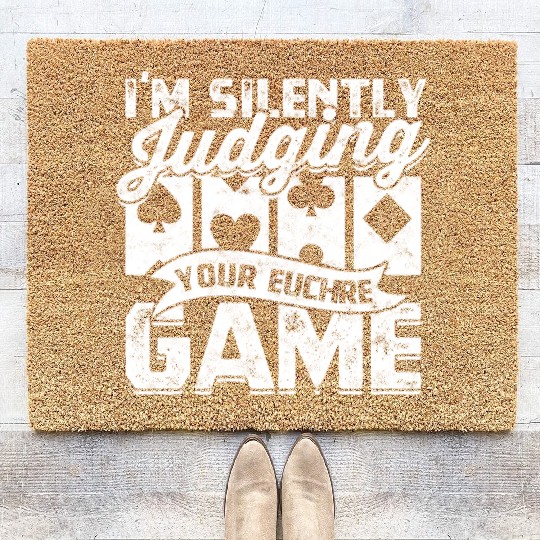 Card Game Games Playing Card Poker Euchre Coir Doormats