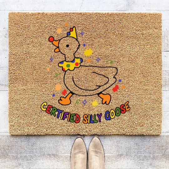 Certified Silly Goose Lover Farmer Coir Doormats