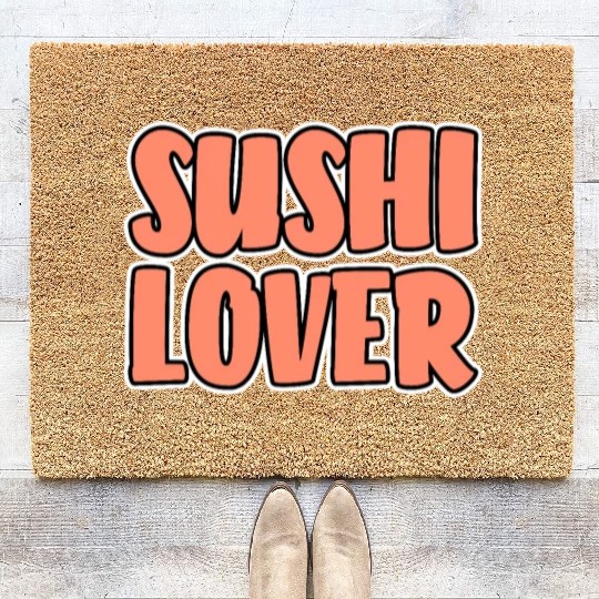 sushi lover Coir Doormats