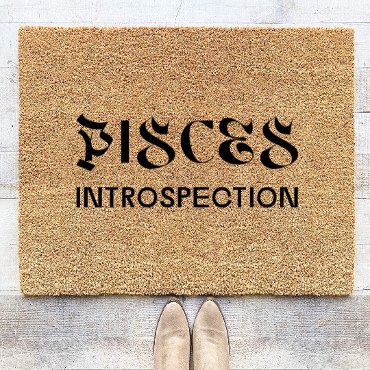Pisces Introspection Coir Doormats